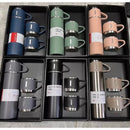 Kit Garrafa Térmica 500 ml com 3 Xícaras