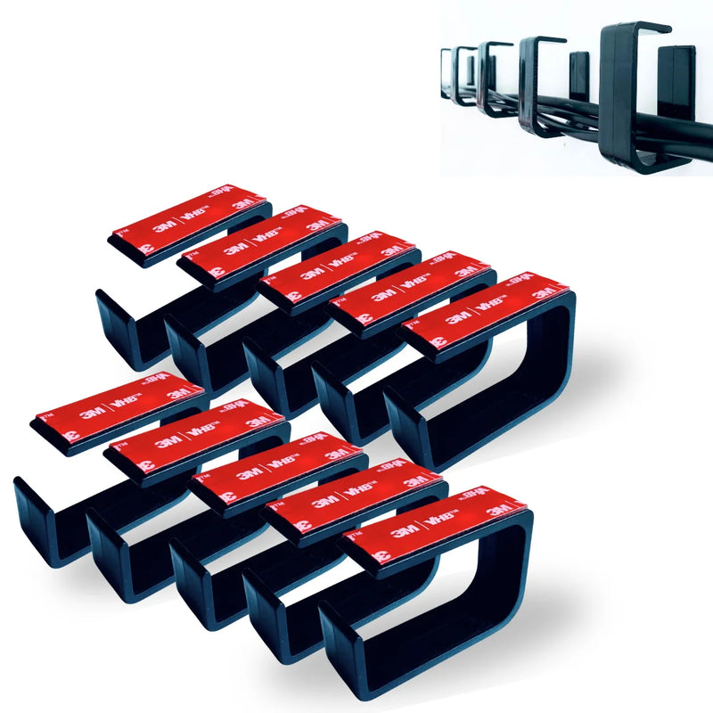 Organizador de Cabos Autoadesivo – Kit 20