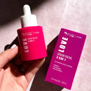Sérum Facial 3 em 1 Vitamina C, Rosa Mosqueta e Ácido Hialurônico