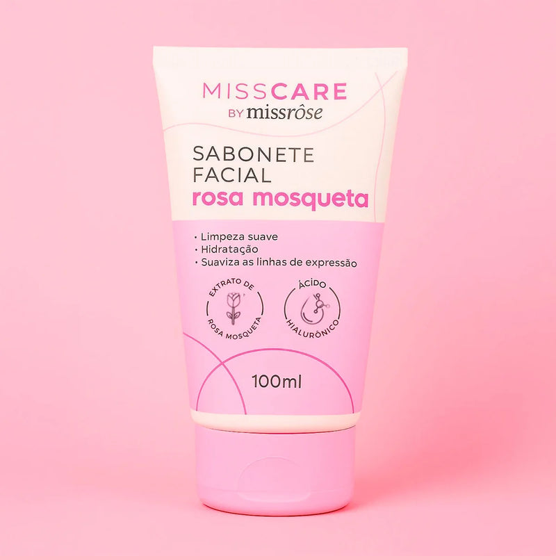 Sabonete Facial Rosa Mosqueta Miss Care