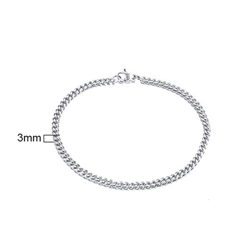 PULSEIRA CUBANA UNISEX INOX.