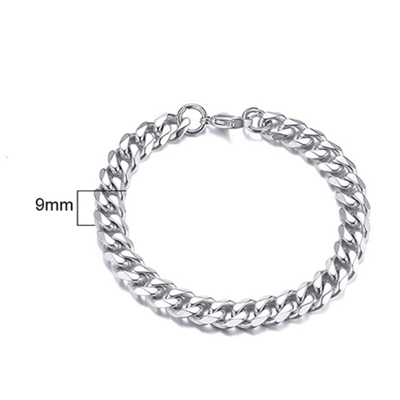 PULSEIRA CUBANA UNISEX INOX.