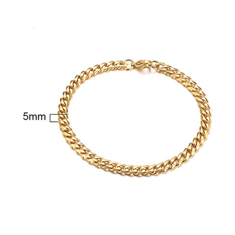 PULSEIRA CUBANA UNISEX INOX.