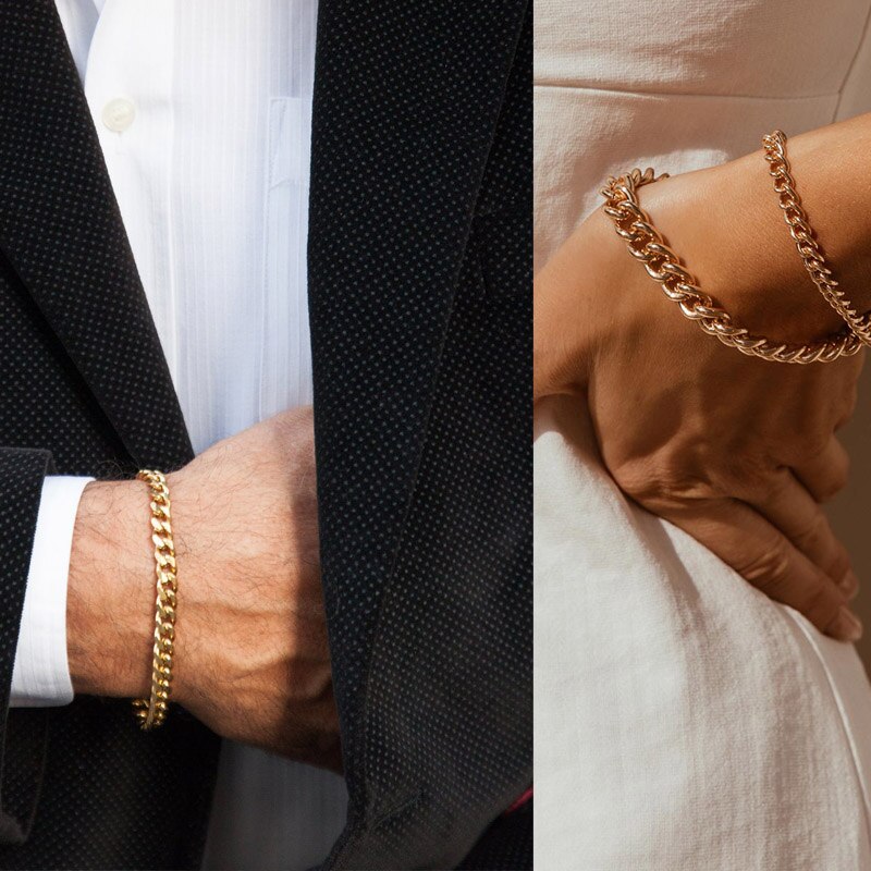 PULSEIRA CUBANA UNISEX INOX.