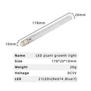 LÂMPADA LED PARA CRESCIMENTOS DE PLANTAS PORTÁTIL, USB.