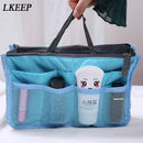 BOLSA ORGANIZADORA DE MAQUIAGEM DE VIAGEM.