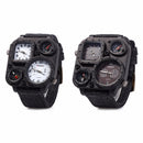 RELÓGIOS MASCULINOS GRANDES QUARTZO MILITAR BÚSSOLA, ESTILO DIFERENCIADO.