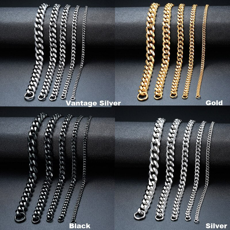 PULSEIRA CUBANA UNISEX INOX.