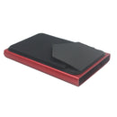 CARTEIRA MASCULINA MINI POCKET METAL COM ACIONAMENTO PARA CARTÕES.