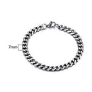 PULSEIRA CUBANA UNISEX INOX.