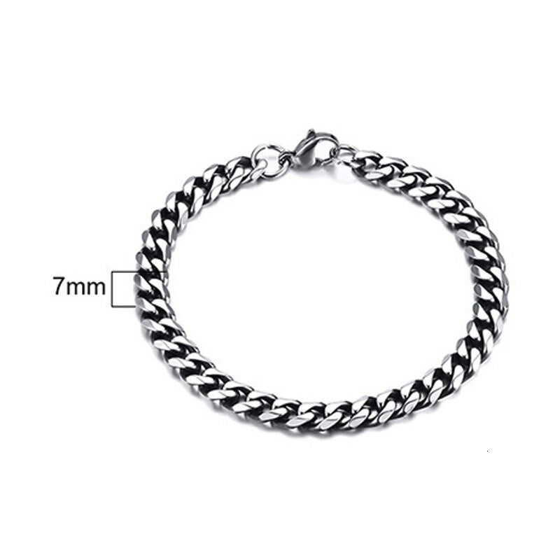 PULSEIRA CUBANA UNISEX INOX.