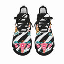 CYWGIFT Fashion Trend Women Sneakers White My Body My Choice Print Light Lace-up Flats Footwear New tenis de corrida masculino