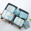 Kit 7 Organizadores de Mala de Viagem