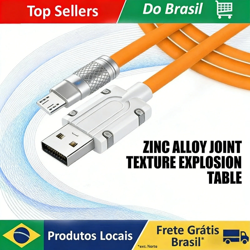 Cabo USB-C de Silicone 120W