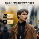 Fone de Ouvido Bluetooth QCY MeloBuds Pro ANC 46dB Hi-Res LDAC 6 Microfones