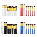 Kit 10 Pincéis de Maquiagem Kabuki