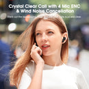 Fone de Ouvido Bluetooth QCY T13 ANC Cancelamento de Ruído 28dB Bluetooth 5.3