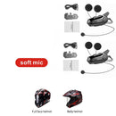 MOTO INTERCOMUNICADOR BLUETOOTH 5.0 PARA 2 PESSOAS, ACOPLADO AO CAPACETE.