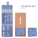 IMPERDÍVEL CONJUNTO MANICURE 16 EM 1 AÇO INOX.