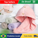 Turbante de Microfibra para Cabelos Longos