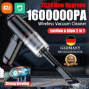 Xiaomi MIJIA 1600000PA 3 in 1 Car Vacuum Cleaner High-Power Powerful Household Clean Vacuum  Dual use suction & blowing Handheld