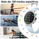 Smartwatch Feminino AURAFIT ELLA 4 com Chamadas Bluetooth e Modos Esportivos