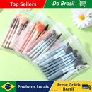 Kit 8 Pincéis de Maquiagem Macios