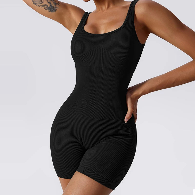 Women's tracksuit Yoga Set One-Piece Yoga Clothes Sportswear Women's Gym Workout Clothes Fitness Stretch Bodysuit Yoga Suit