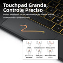 Capa com Teclado Mágico em Português para Samsung Galaxy Tab