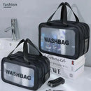 Necessaire Transparente Dupla para Maquiagem