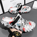 Fashion Men Slippers Comfort Beach Sandals Non-slip Garden Shoes Chef Shoes Summer Casual shoes Nurse Doctor Shoes Flip Flops