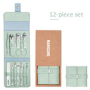 IMPERDÍVEL CONJUNTO MANICURE 16 EM 1 AÇO INOX.