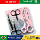 Kit Sobrancelha 4 Peças em Aço Inox