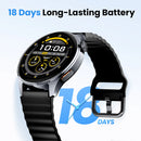 Smartwatch HAYLOU Watch 4S com GPS, Tela AMOLED 1.43" e 120+ Modos Esportivos