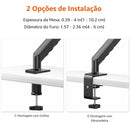 Suporte de Mesa para Monitor 10" a 27"