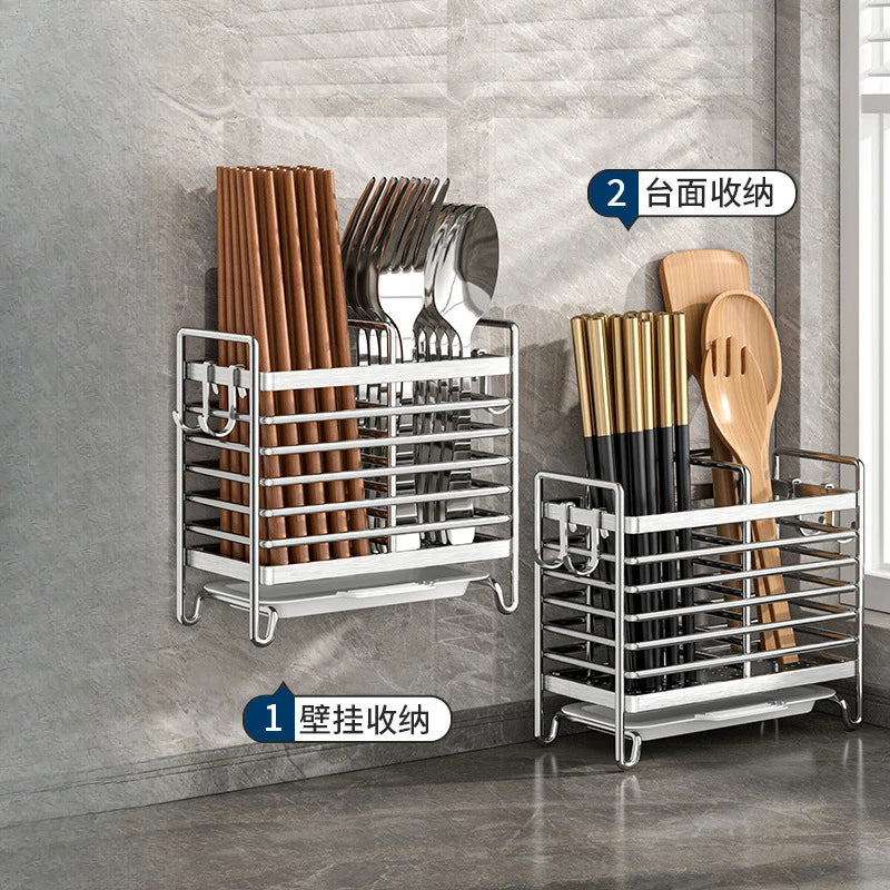 Suporte de Utensílios de Parede em Inox