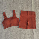 2 PEÇAS CONJUNTO YOGA SEM COSTURA, FITWEAR.