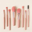 Kit 8 Pincéis 2 em 1 com Kabuki