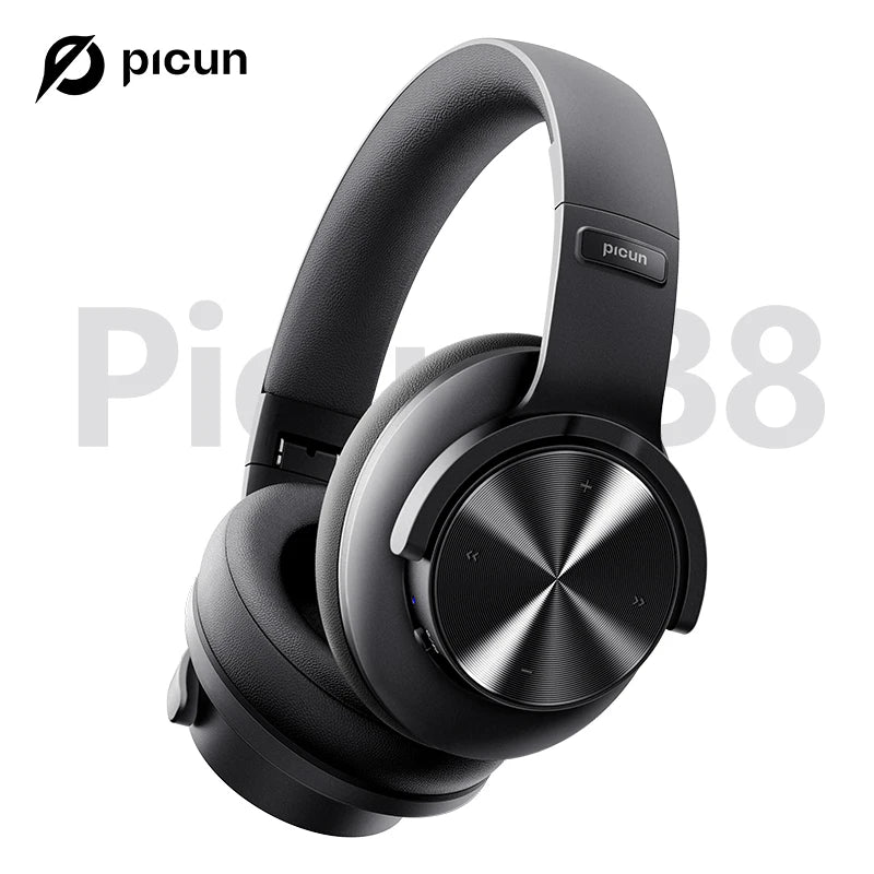 Headphone Bluetooth Picun B8 com 120h de Bateria, 3 Modos de Equalização e Microfone