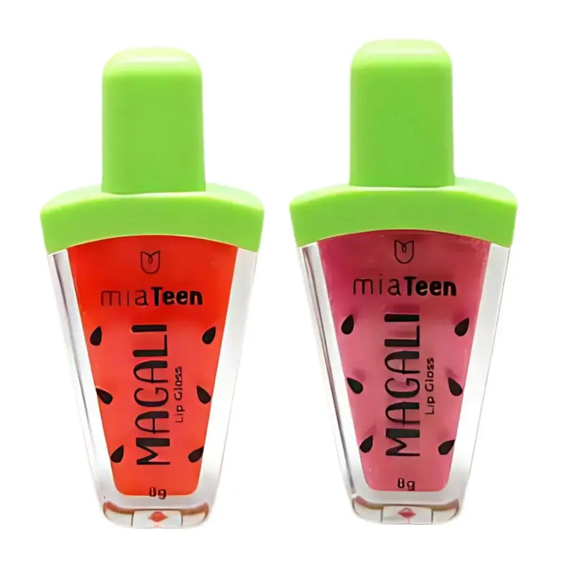 Kit 2 Lip Gloss Hidratante Magali Mia Make