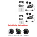 MOTO INTERCOMUNICADOR BLUETOOTH 5.0 PARA 2 PESSOAS, ACOPLADO AO CAPACETE.