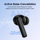 Fone de Ouvido Bluetooth QCY T13 ANC Cancelamento de Ruído 28dB Bluetooth 5.3
