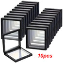 Kit 10 Caixas Expositoras Flutuantes Transparentes