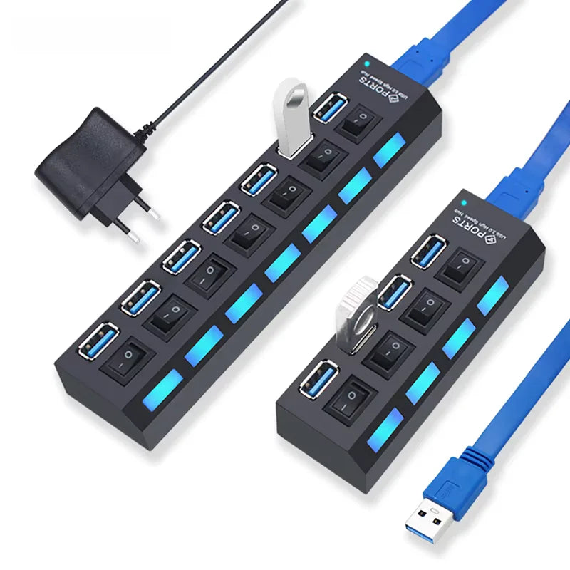 Hub USB 3.0 Multiportas