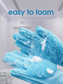 LUVAS DE BANHO E MASSAGEM PARA CÃES E GATOS.