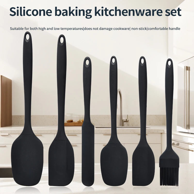 Kit 6 Utensílios de Silicone para Cozinha