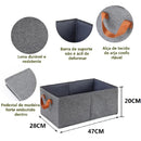 Cesto Organizador Rígido para Guarda-Roupa