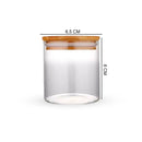 Pote Hermético 270 ml com Tampa de Bambu