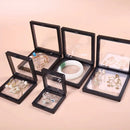 Kit 10 Caixas Expositoras Flutuantes Transparentes