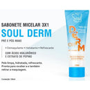 Sabonete Líquido Facial Pré e Pós Make Soul Cosméticos